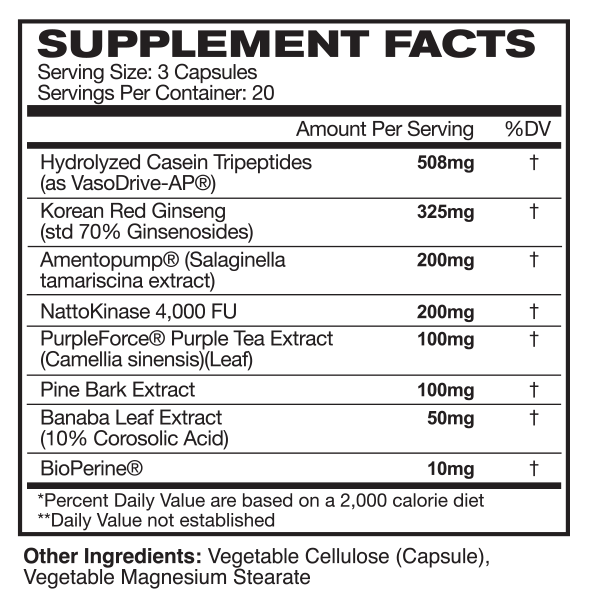 Hercin A-Pump | Nitric Oxide Pills