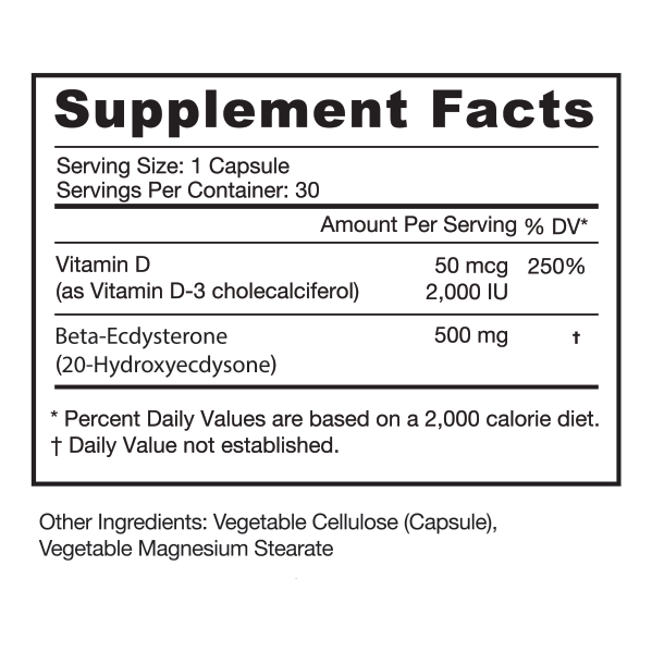 Hercin Ecdysterone | Natural Anabolic Agent