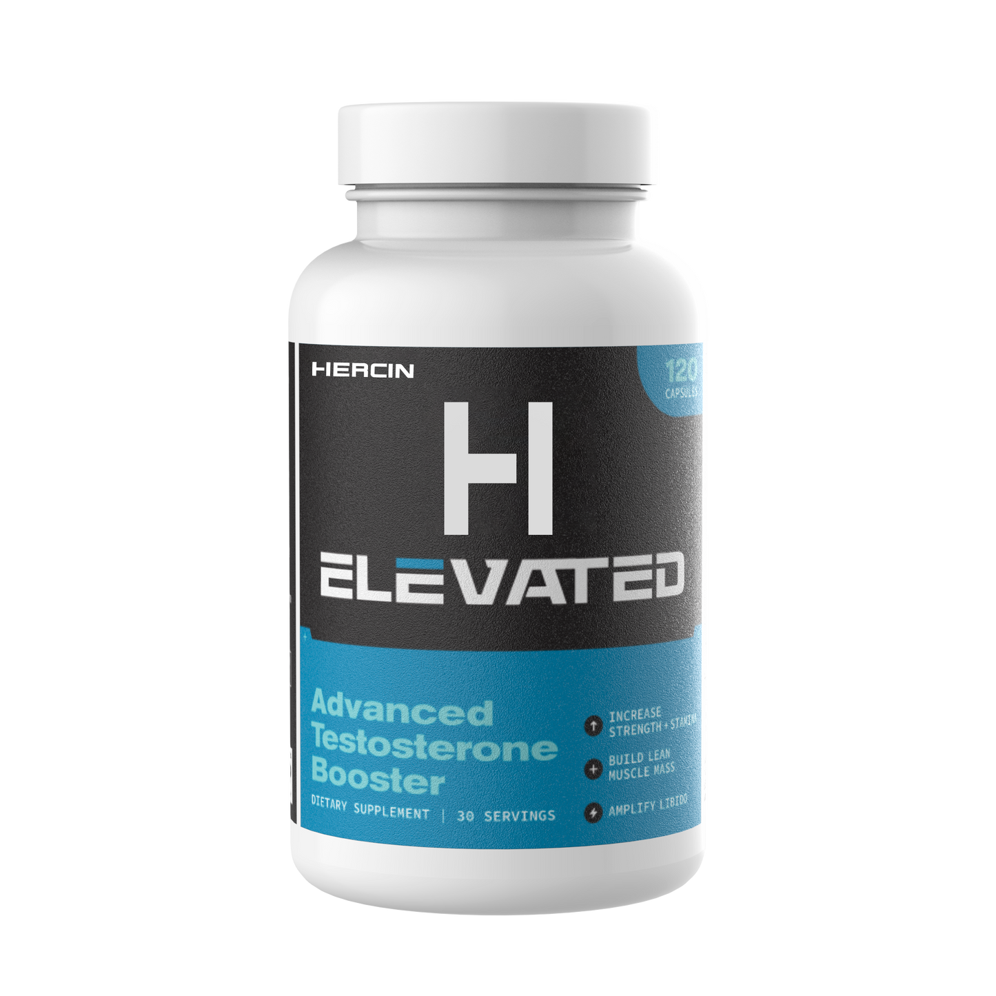 Hercin Elevated - Supplements to Increase Testosterone (Testosterone Booster)