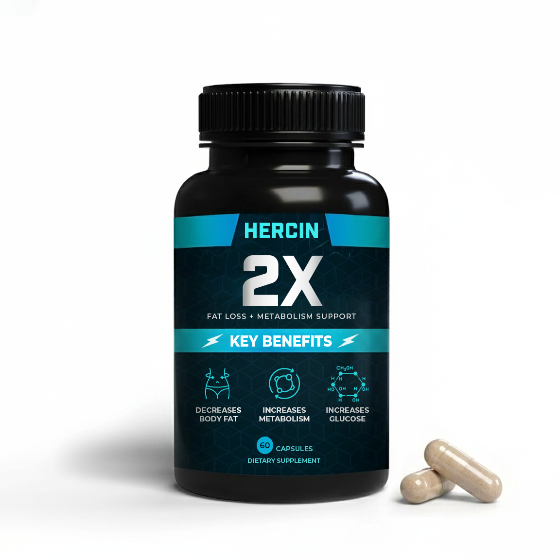 Hercin 2X | Fat Loss + Metabolism Support