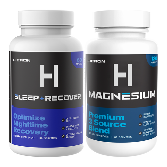 Hercin Ultimate Sleep Stack | Deep Sleep + Stress Less